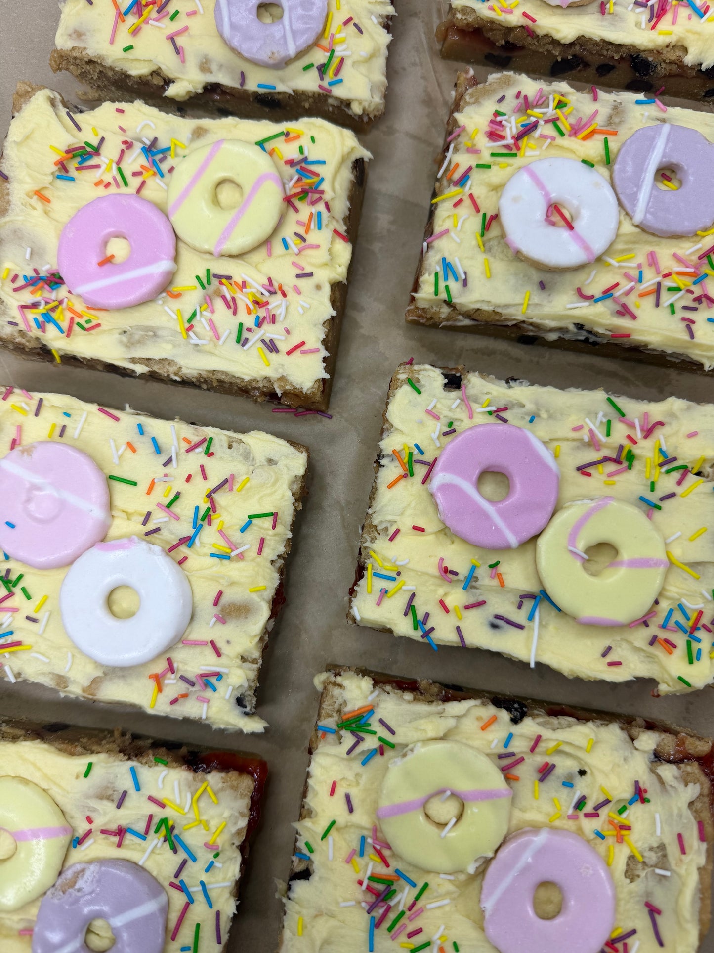 Party Rings Cookie Bar