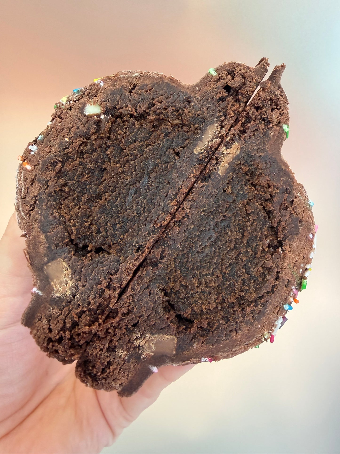 Stuffed Chocolate Cake Cookie