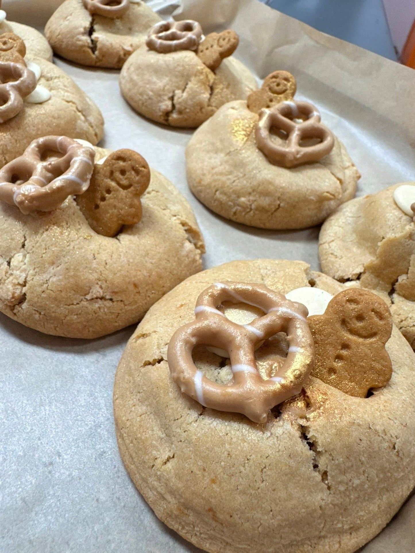 Sticky Toffee Gingerbread Cookie