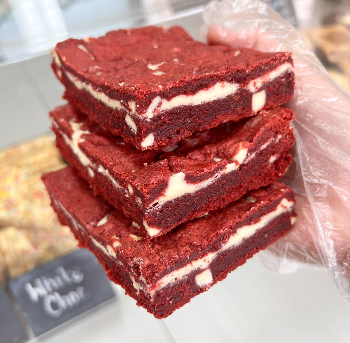 Red Velvet Cookie Bar image 0