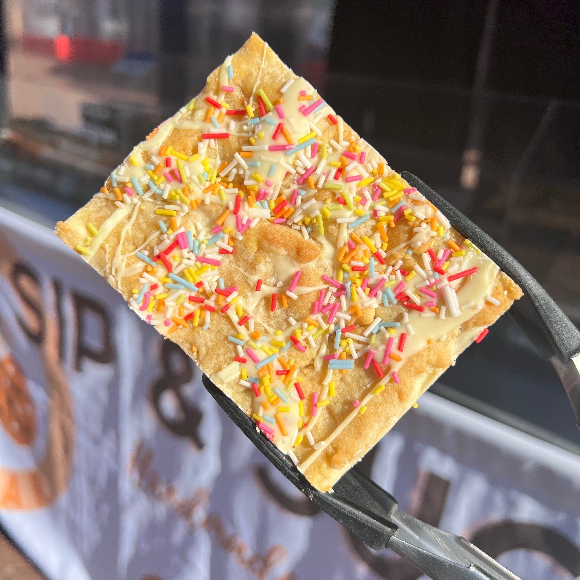 White Chocolate Cookie Bar image 0