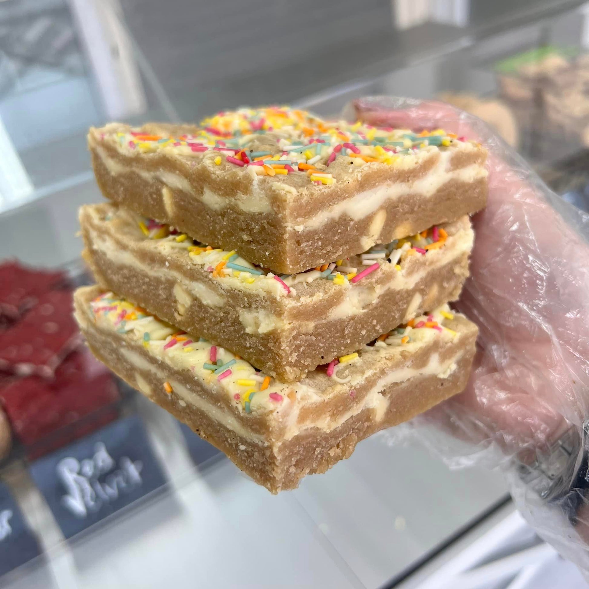 White Chocolate Cookie Bar image 1